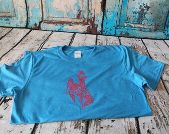 Wyoming Cowboys Buckin' Horse Tee
