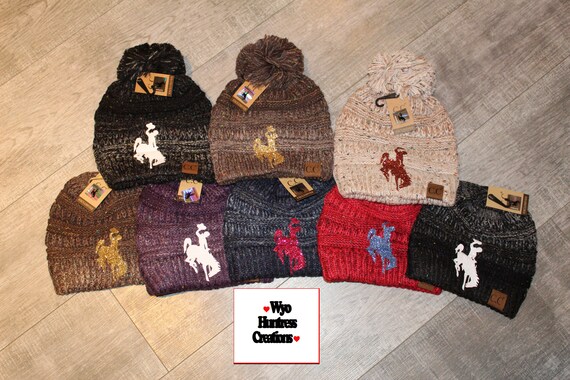Wyoming C.C Beanie Ombre Beanie - Etsy