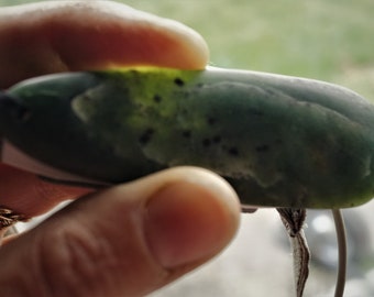 New Zealand Greenstone / Pounamu Drop Pendant