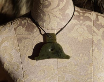 New Zealand / Pounamu Dog Whistle Pendant