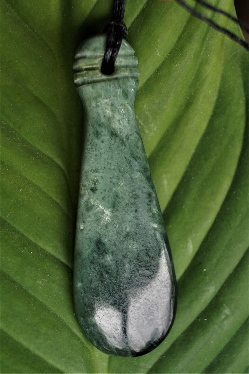 New Zealand Greenstone / Pounamu Patu Pendant Etsy