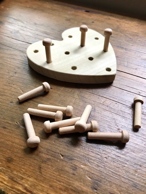 wooden peg board toddler