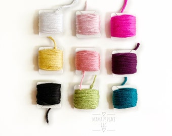 Extra Yarn for Kids Sewing Kit / Learn To Sew / Sewing Kit for Kids / Craft Kit / Montessori / Waldorf / Arts and Crafts