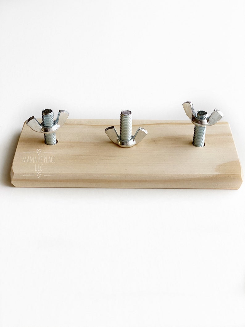 Nuts and Bolts Game / Wing Nut Game / Fastener Toy / Etsy