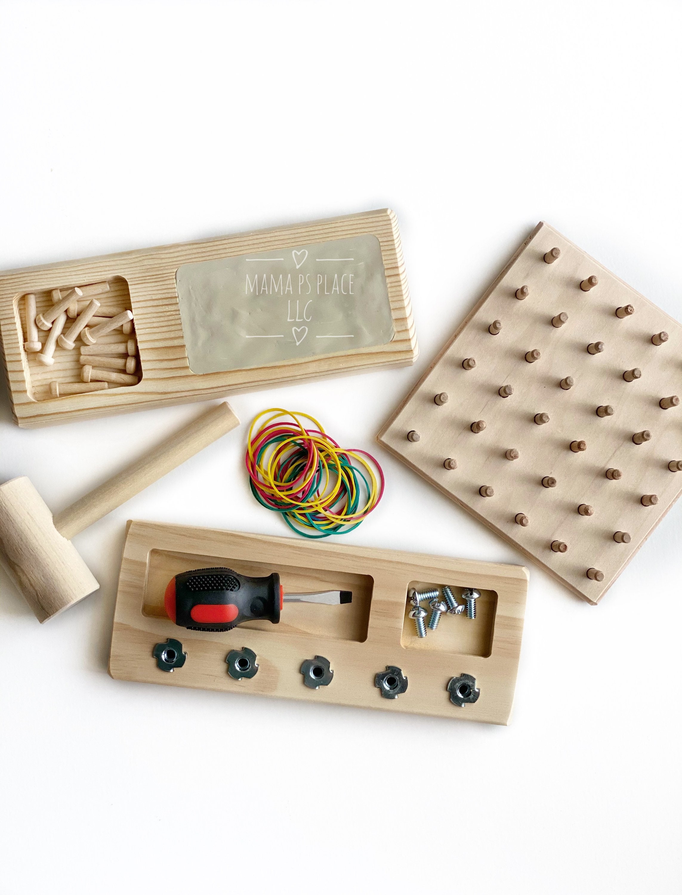 Kleinkind GeschenkBox / Montessori Schraube Board / Hammer Etsy
