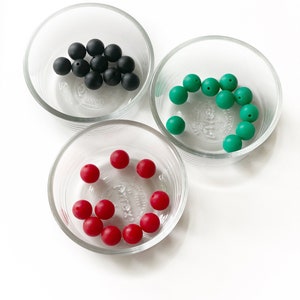 15mm Silicone Beads / Round Beads / Bulk Beads / 10 Beads / Food Grade Silicone / BPA Free