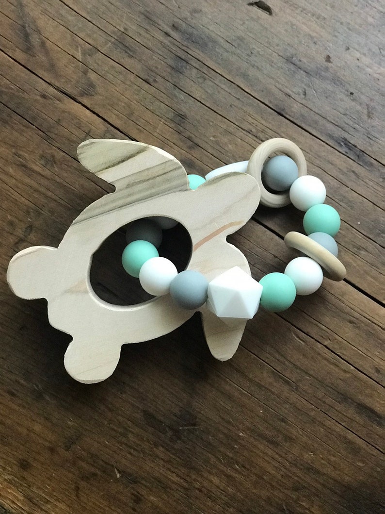 etsy wooden teether