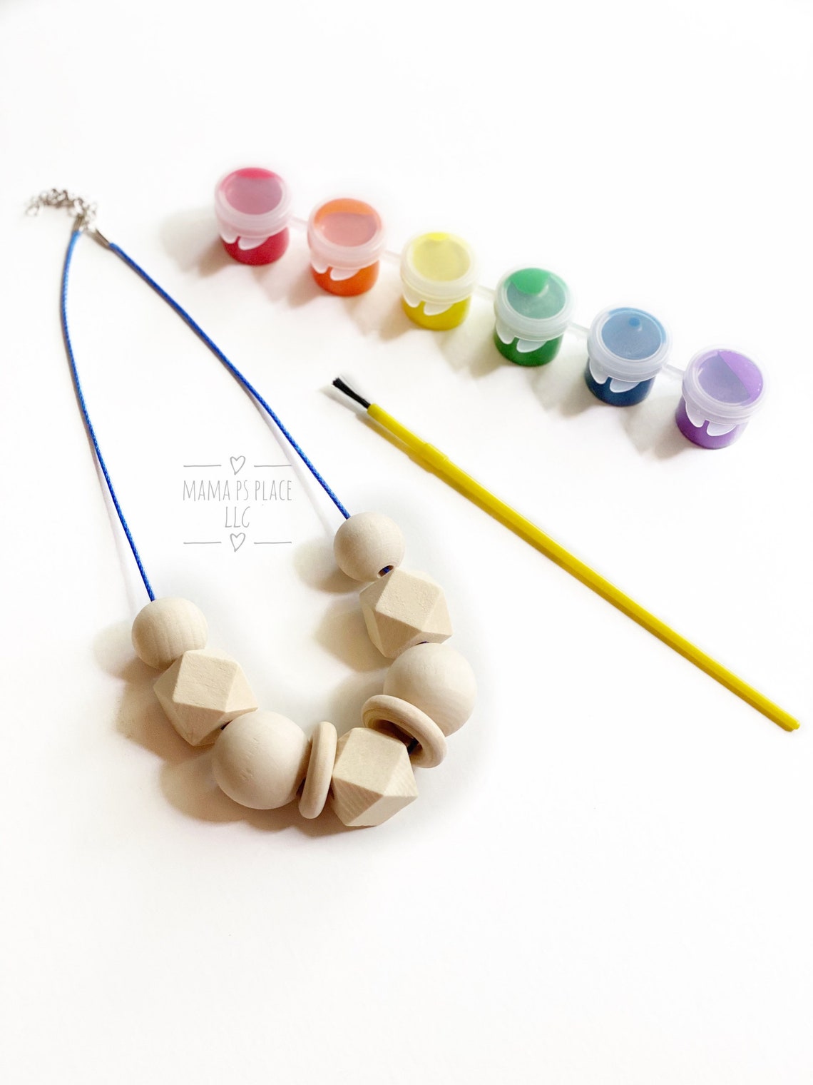 DIY Toddler Jewelry Kit / Toddler Necklace / Toddler Craft / Etsy