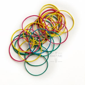Extra Rubber Bands / Extra Supplies / Geoboard / Montessori / Waldorf Toy / Montessori Supplies / Wooden Board Game