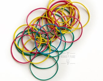 Extra Rubber Bands / Extra Supplies / Geoboard / Montessori / Waldorf Toy / Montessori Supplies / Wooden Board Game