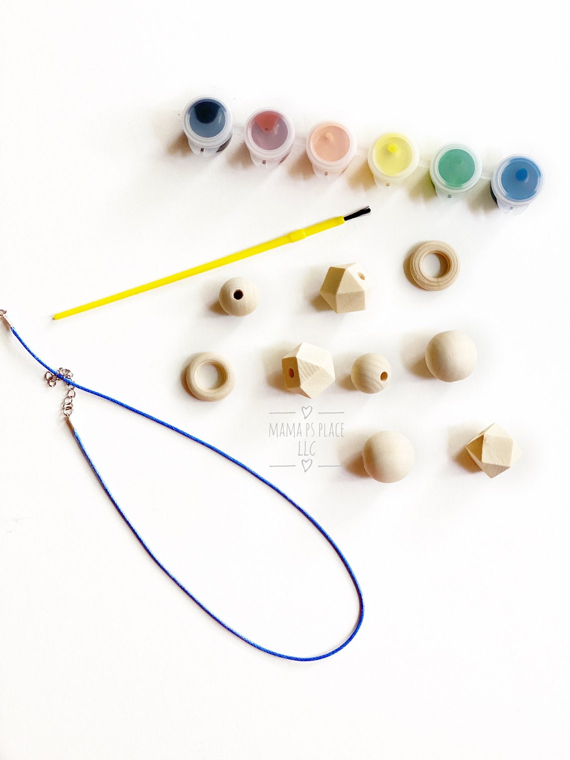 DIY Toddler Jewelry Kit / Toddler Necklace / Toddler Craft / Etsy