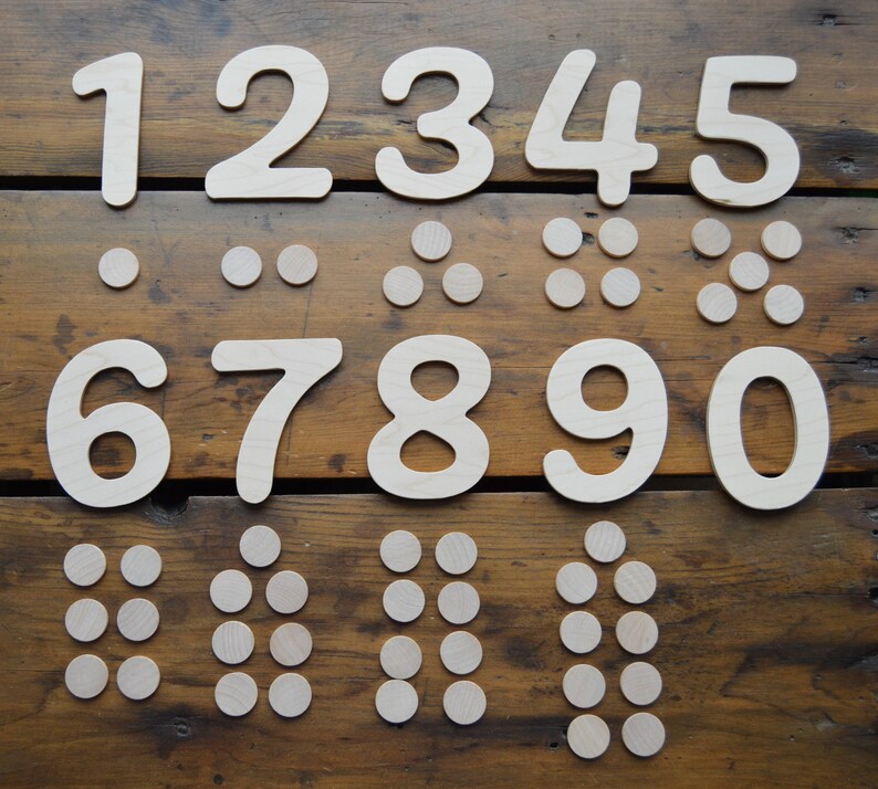 Montessori Numbers / Montessori Counting / Learning Numbers / | Etsy