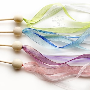 Baguette ruban de Pâques / Baguette magique / Fée princesse / Montessori / Tout-petit / Jouer à faire semblant / Jeu de simulation