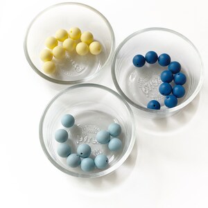 15mm Silicone Beads / Round Beads / Bulk Beads / 10 Beads / Food Grade Silicone / BPA Free