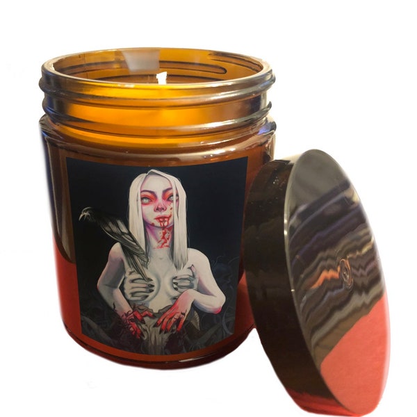 The Witch Inspired Horror Vegan Friendly Scented Candle Eucalyptus Lavender