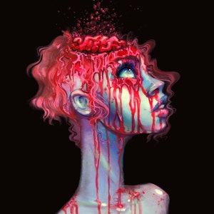 Maniac Themed Horror Inspired Sexy Print 5x7