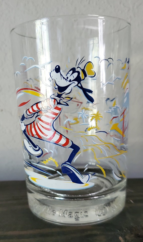 Walt Disney World 25th Anniversary Mcdonalds Glass-blizzard Beach Goofy 