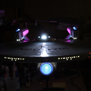 1:350 USS Enterprise Refit Model Kit LED Lighting and Sound Effects Kit (Model not included)