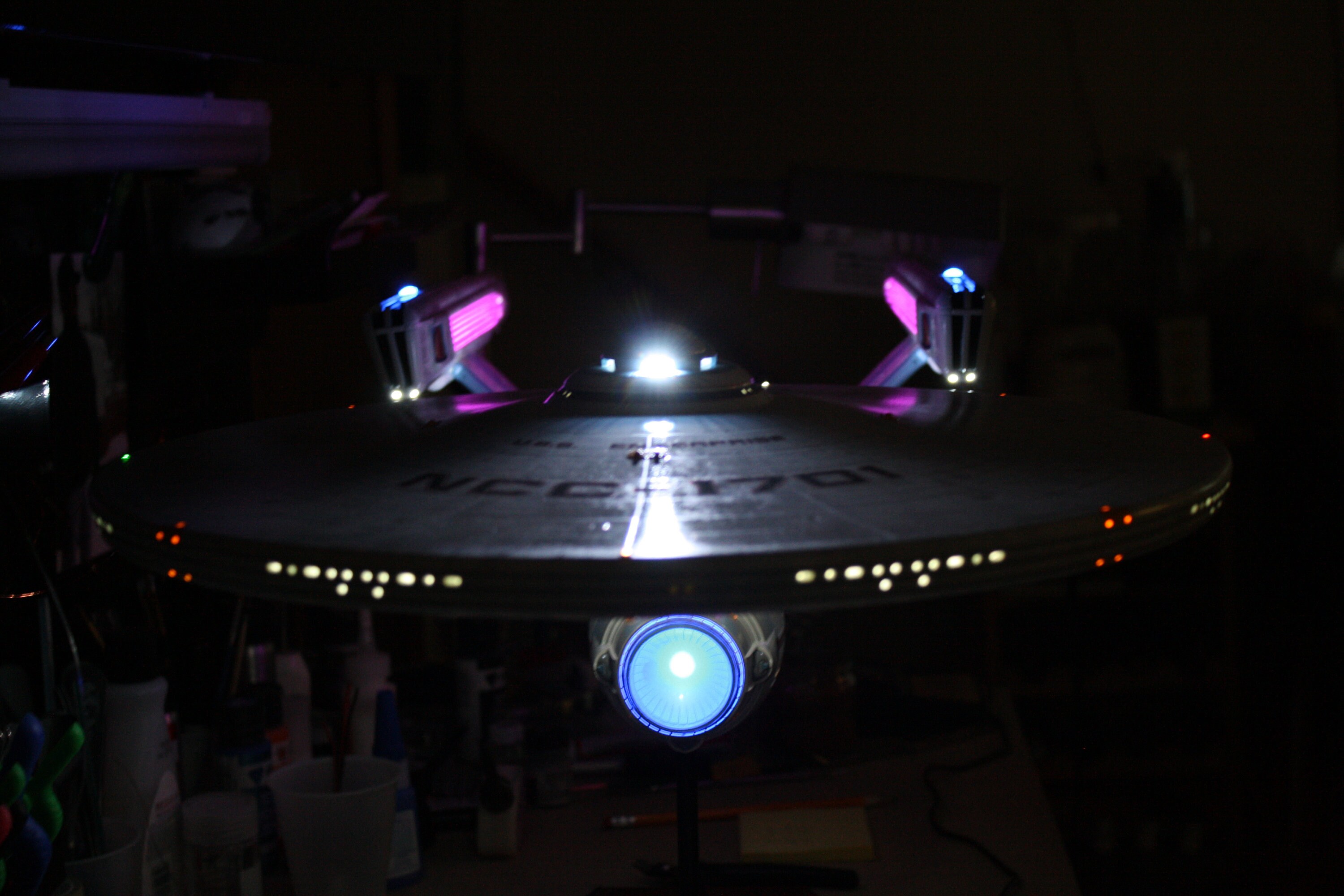1350 USS Enterprise Refit Model Kit LED Lighting and Sound Effects Kit model Not Included Etsy