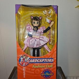 2001 WB Card Captors-modepop: Pink Kitty Sakura Nieuw in doos!