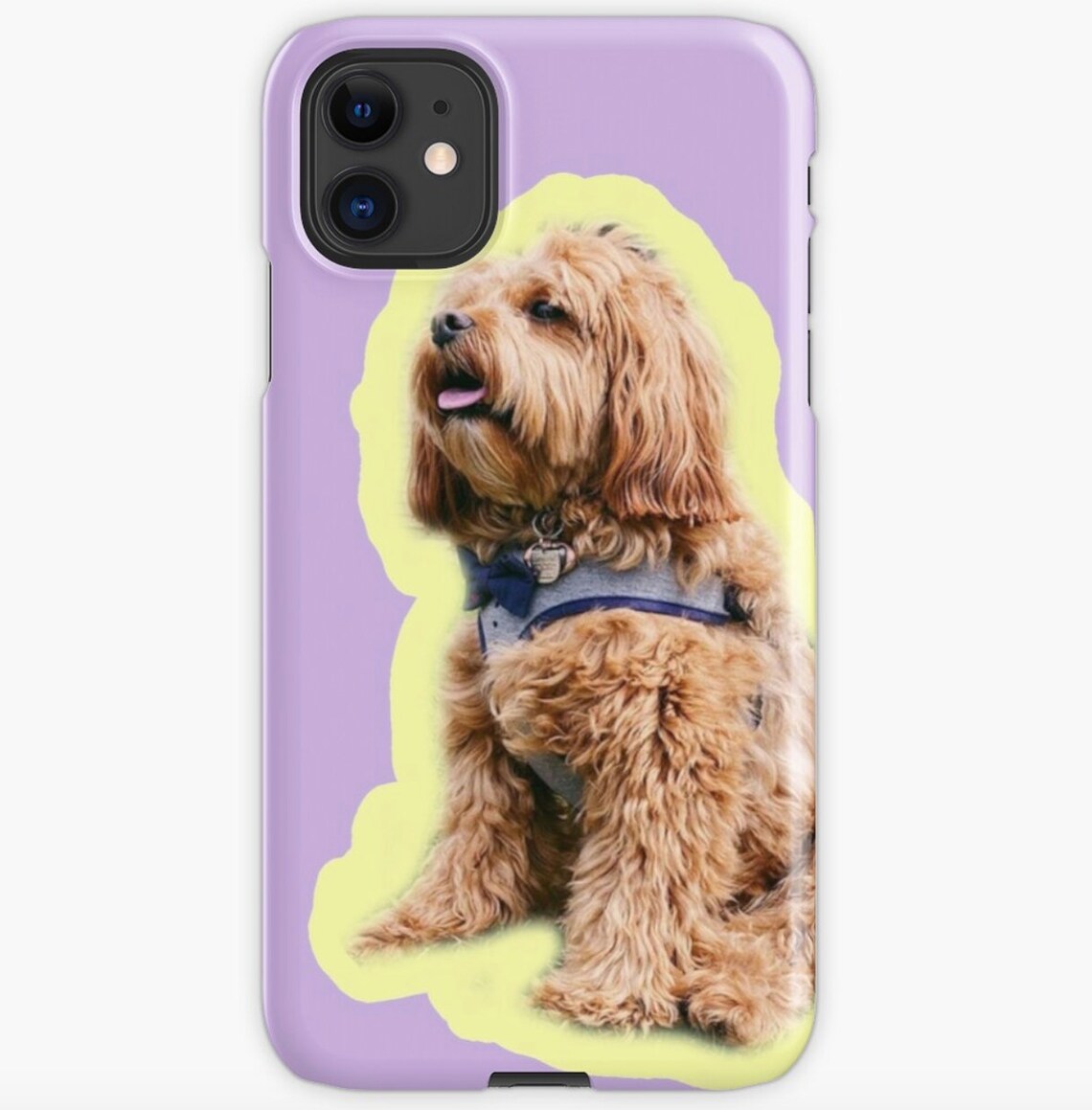 Custom Two Tone Dog Phone Case Put Your Cute Dog on Custom Etsy
