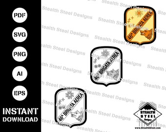 46 Brigata Aerea Patch-svg-ai-eps-pdf-vettore