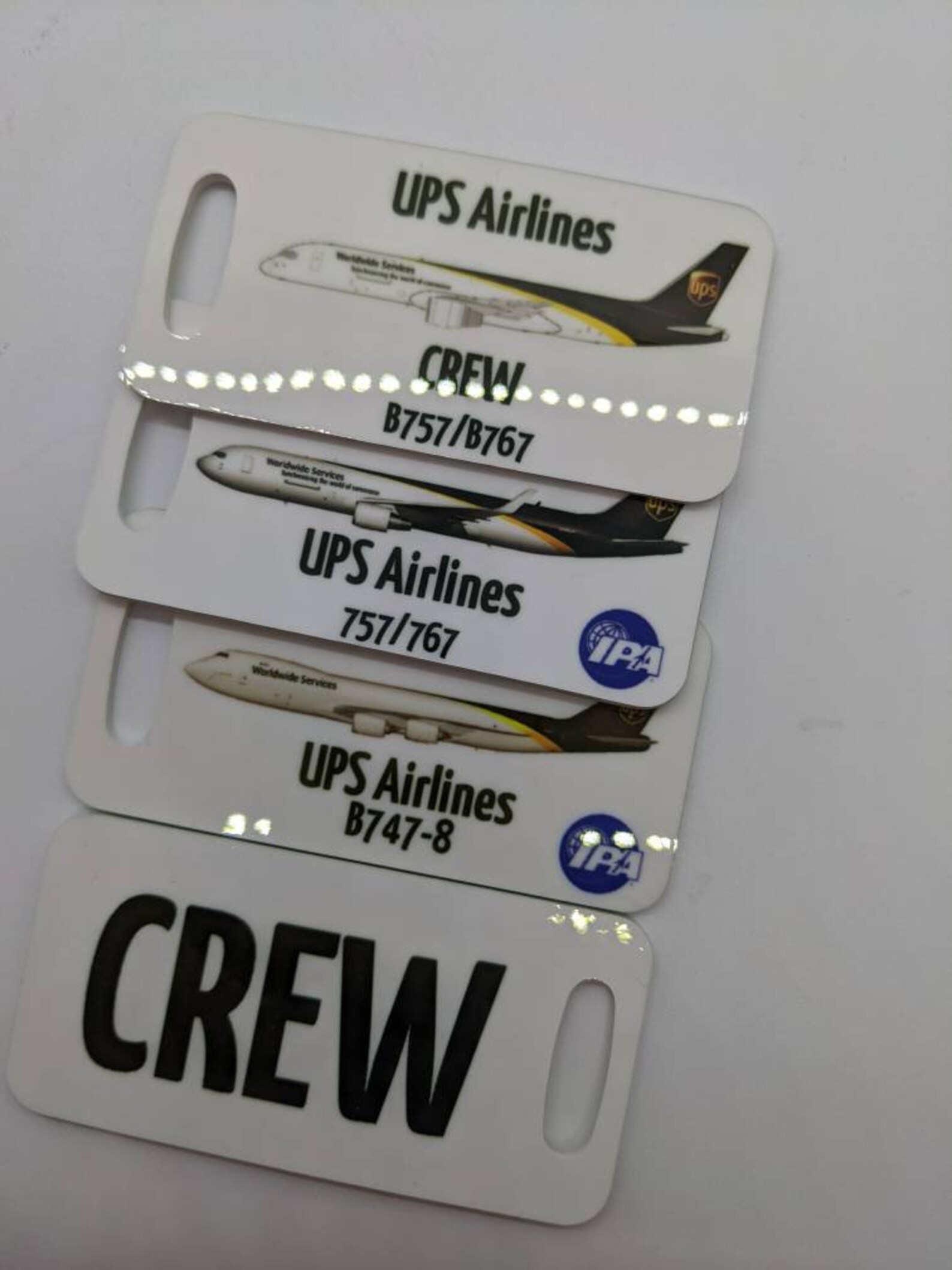 UPS Airlines Luggage Tag Etsy