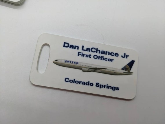 Etiqueta de equipaje de United Airlines | Etsy México