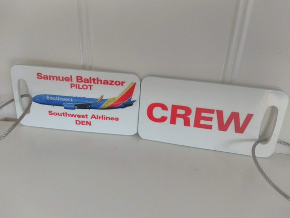 Southwest Airlines Luggage Tag - Etsy