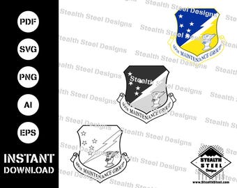 49° gruppo di manutenzione Patch -svg-ai-eps-pdf-vector