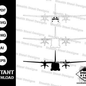 C-27J-Spartan-Frontansicht-SVG-AI-eps-pdf