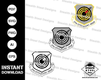 Patch del 57° gruppo operativo-svg-ai-eps-pdf-vettore