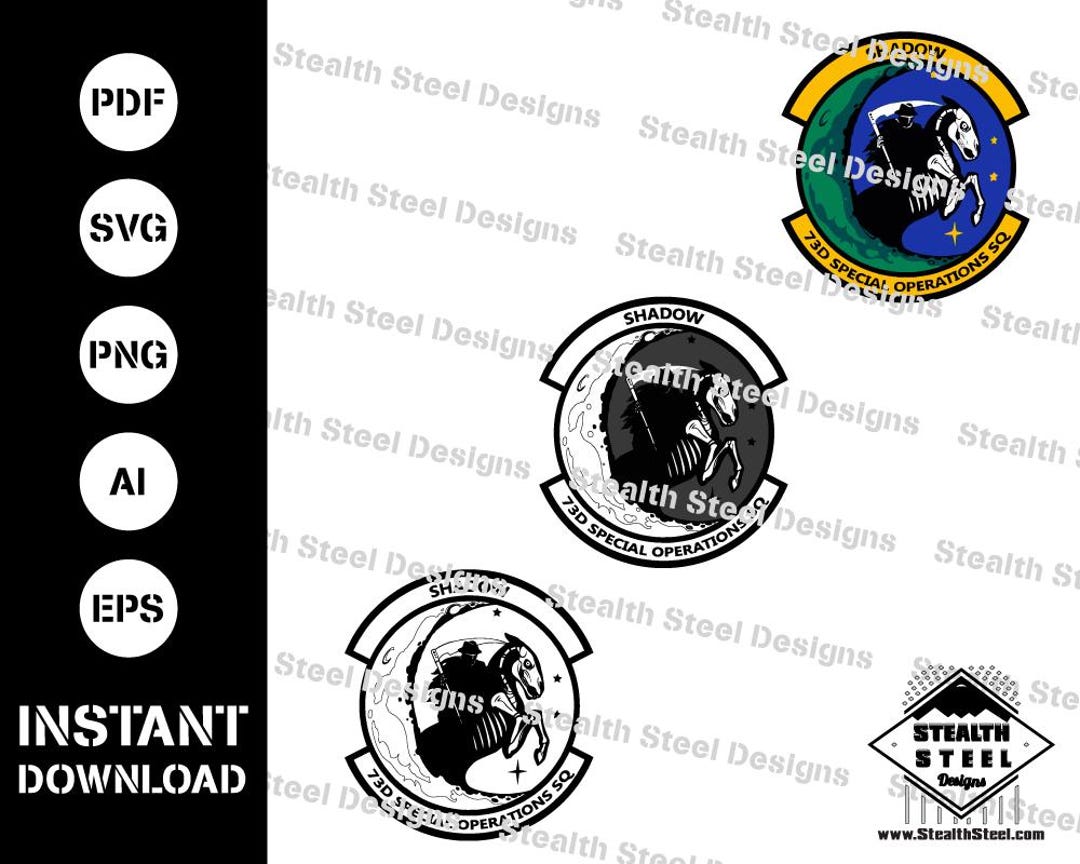 73d Special Operations Squadron Patch-svg-ai-eps-pdf-vector - Etsy