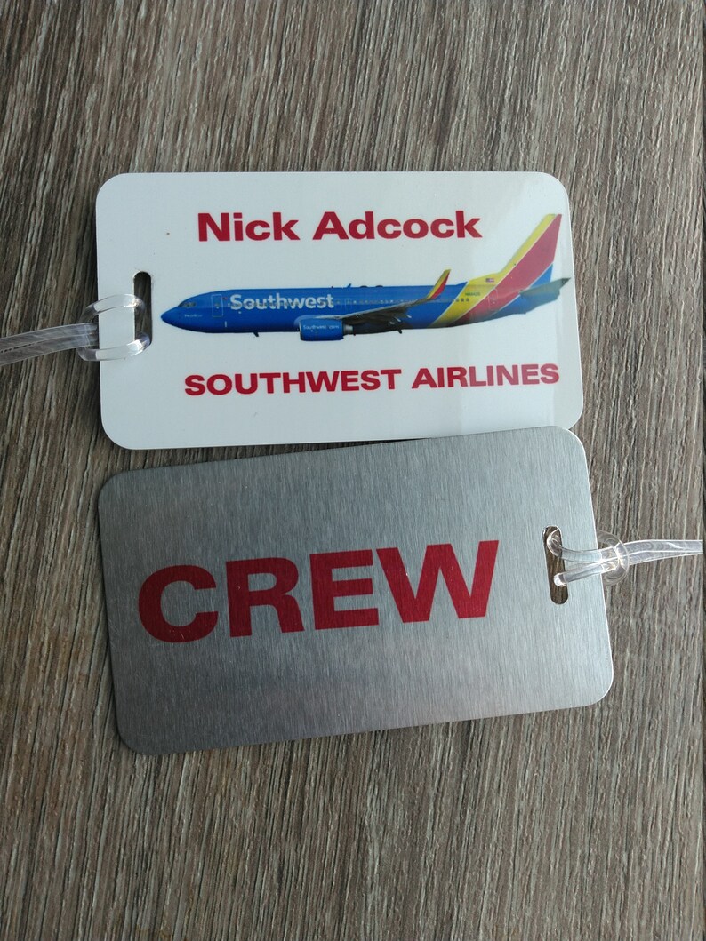 Southwest Airlines Luggage Tag Etsy