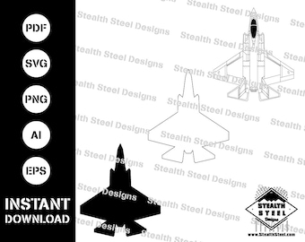 F-35C-Lightning-II-USN-Fighter-Vista superior-svg-ai-eps-pdf-vector
