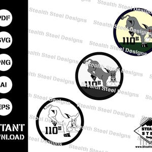 110:e bombskvadronens patch svg-ai-eps-pdf-vektor