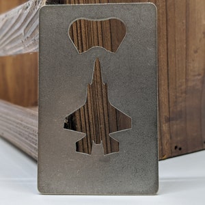 F-35 JSF Credit Card Bottle Opener