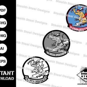 185:e specialoperationsskvadronen Patch-svg-ai-eps-pdf-vector