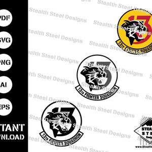 13th-Fighter-Squadron-Patch-svg-ai-eps-pdf-vector