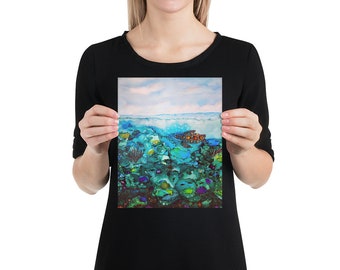 Under the Sea Photo paper poster
