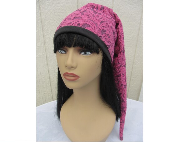 pink stocking cap