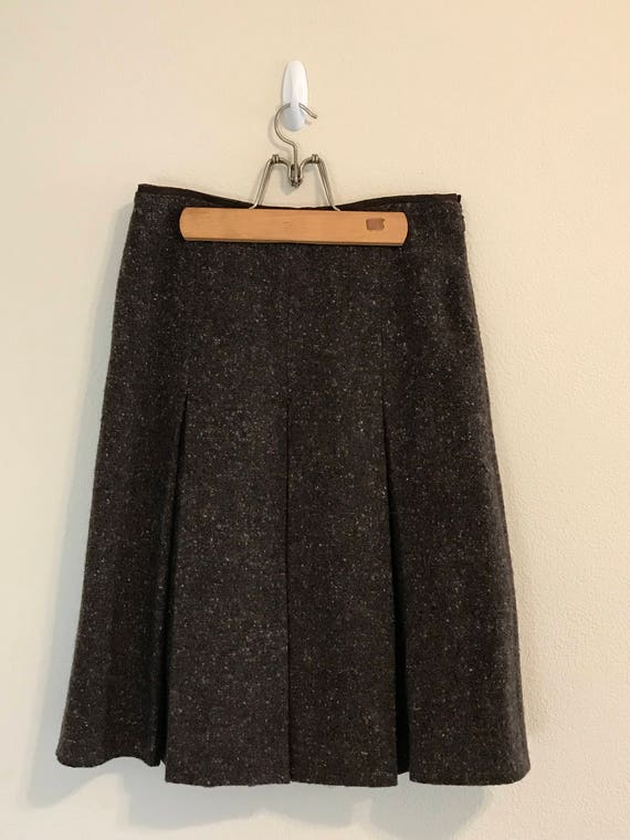 Vintage Alberta Ferretti Wool Mid Lenght Skirt - image 1