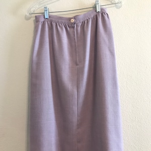 1980&#39;s Lavender Skirt with Lining - Small
