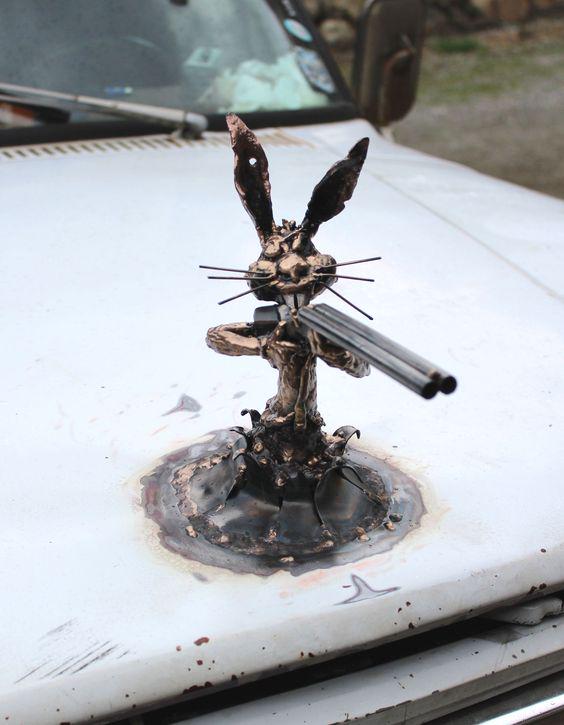 Custom hand made all Metal Hood ornament of your own idea you give me within certain guidelines