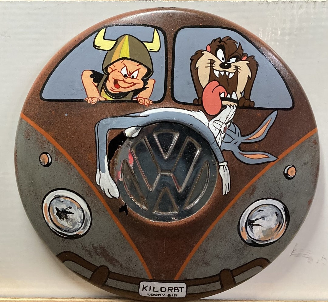 Bugs Bunny Viking Elmer Fudd and Tazmanian Devil Hand Painted Vintage