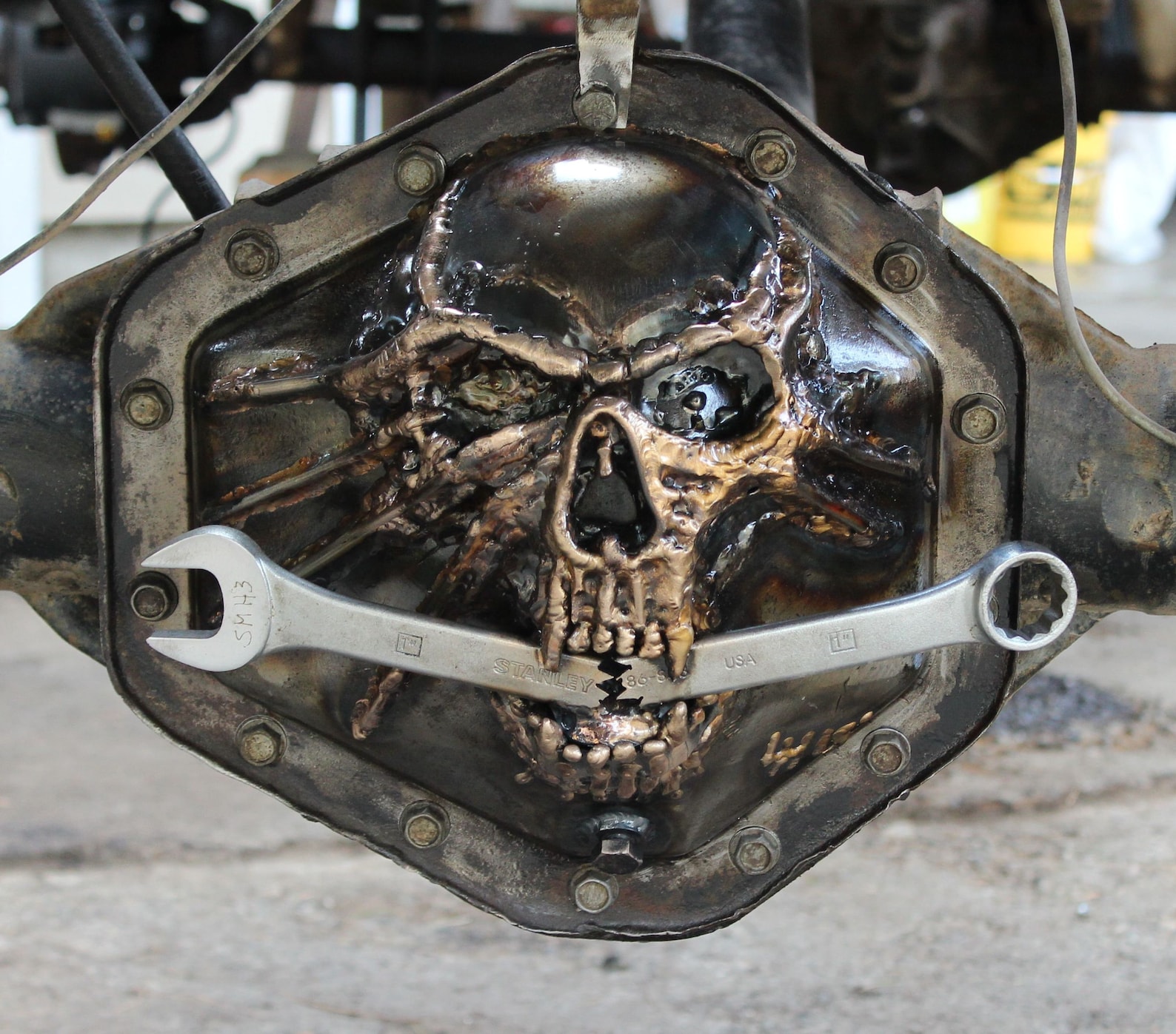 Custom Skull Differential Cover MADE TO ORDER for Ford Chevy Dodge Jeep