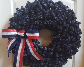 Everyday Wreath, Year Round Wreath, Everyday Wreath for Front Door, Year Round Wreath for Front Door, Front Door Wreath, Patriotic Wreath