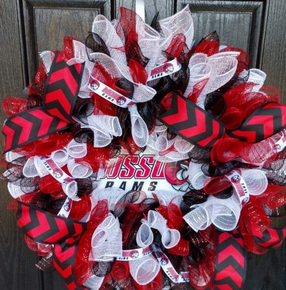 WSSU Rams / Rams Wreath / Winston-salem State Wreath / WSSU - Etsy Australia