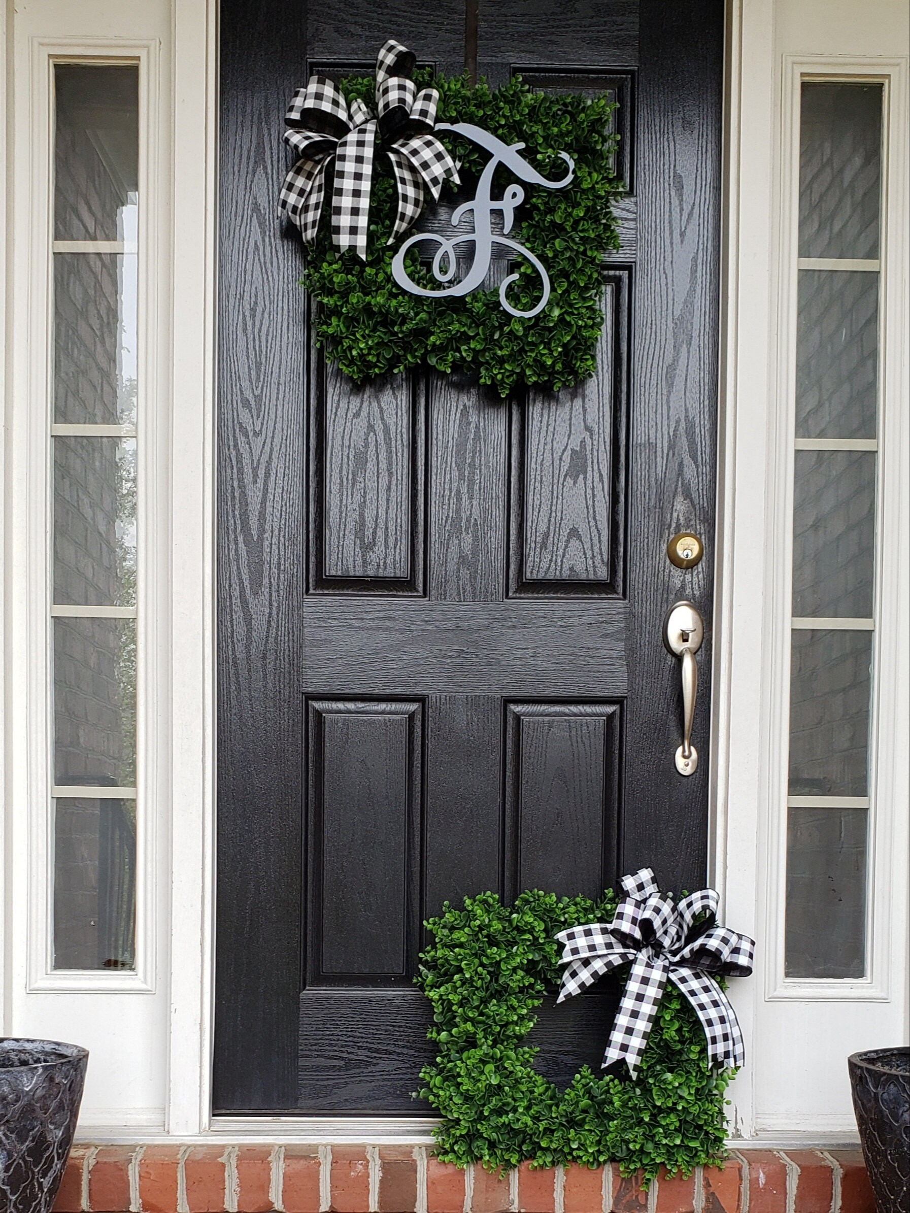 Boxwood Wreath Square Wreath Artificial Boxwood Wreath