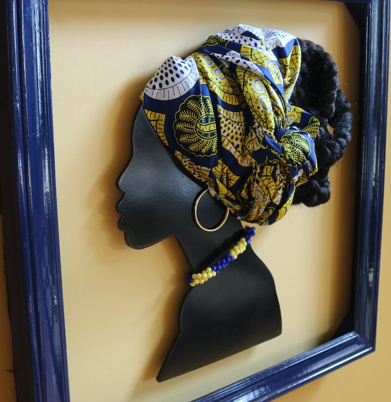 African Art 3D African Art Black History African Wall Art Etsy